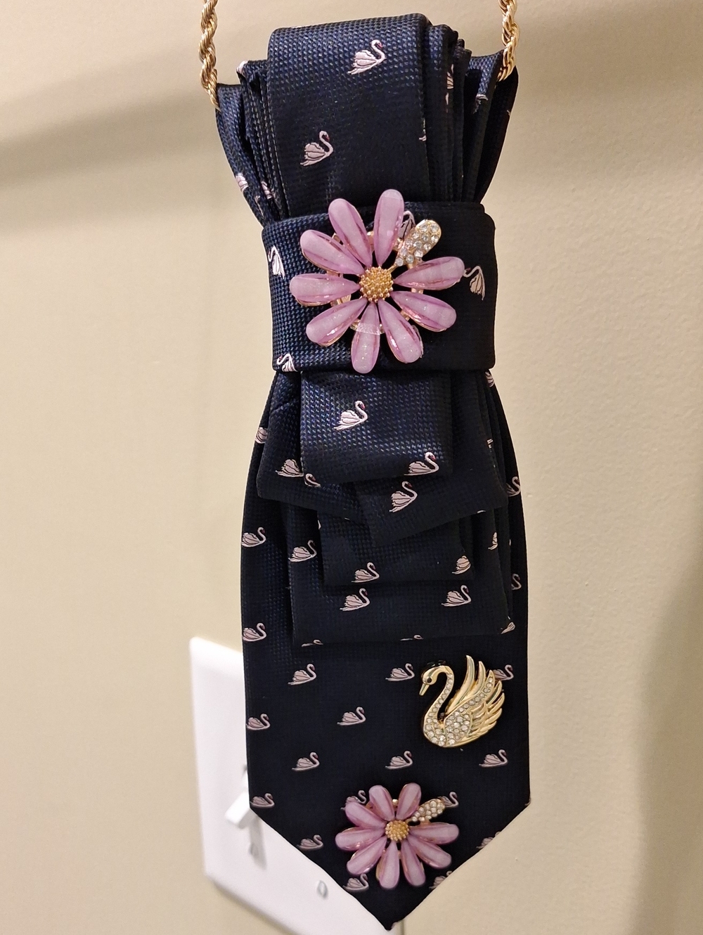 Zenxus Upcycled Necktie Necklace